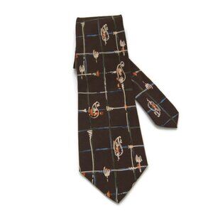 Boss Hugo Boss Silk Neck Tie Men’s Brown Men's Accessories Luxury Designer